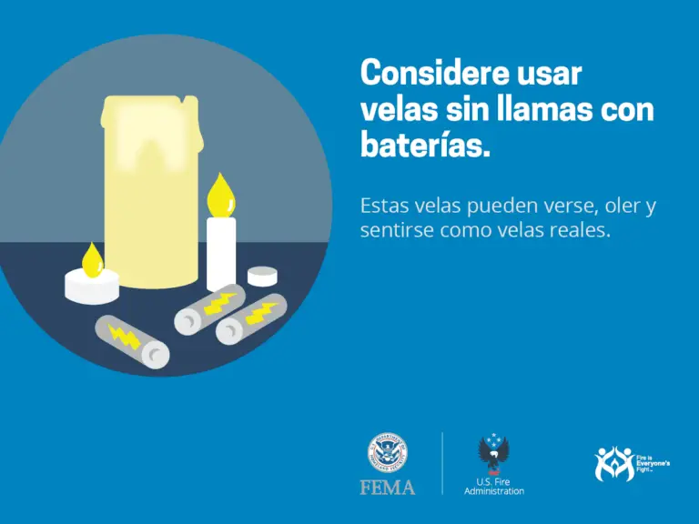 Promoting flameless candle alternatives for safety.